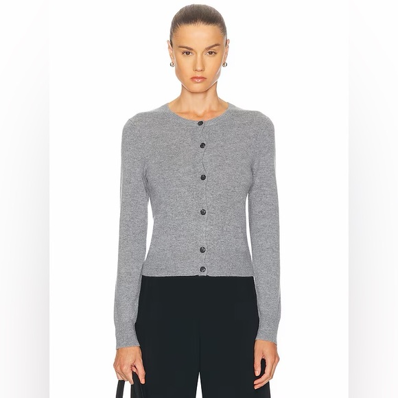 Sweaters - Nili Lotan XS March Cardigan Cashmere Grey Melange